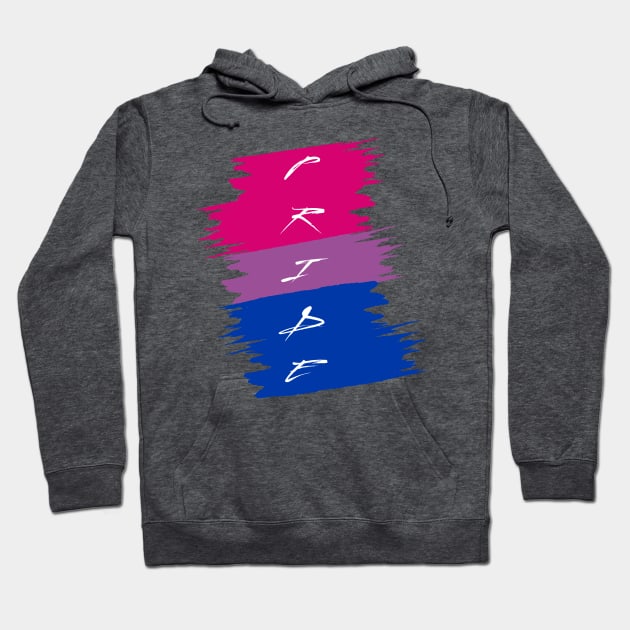 Bisexual Pride Hoodie by Lala Mew